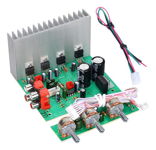 Placa Amplificadora De Potencia Con Disipador De Calor,