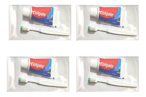 Escova Dental Simples + Creme Dental Colgate Mini Kit C/ 15