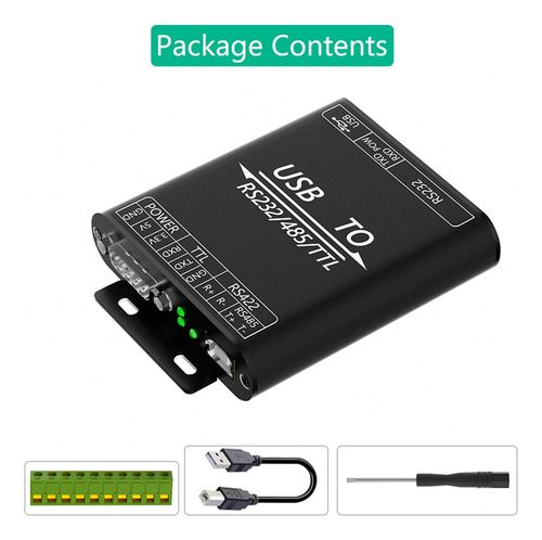 Convertidor Usb A Rs232/485/422/ttl Con Chip Cp2102, Industr