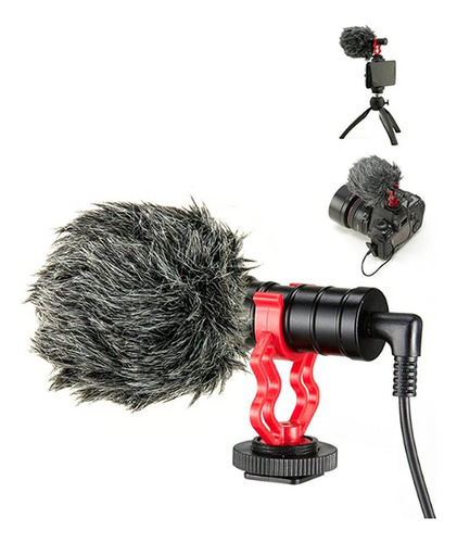 Estabilizador U-grip Luz Vl49 Rgb +micrófono Cardiode + Clip