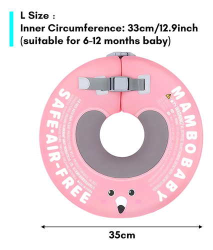Anillo De Natación Con Cabeza No Inflable B502 Para Nadar En