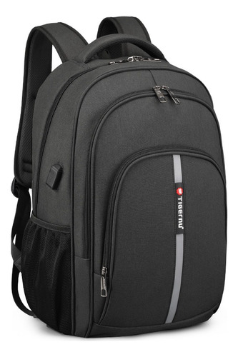 Mochila Tigernu Ejecutiva Para Notebook Negro T-b3893
