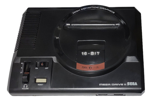 Consola Original Sega Mega Drive Tectoy Hdg Model 2 Completa Negro