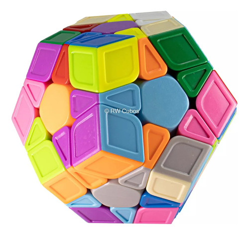 Cubo Mágico Profissional Megaminx Qiyi Stickerless Qiheng S