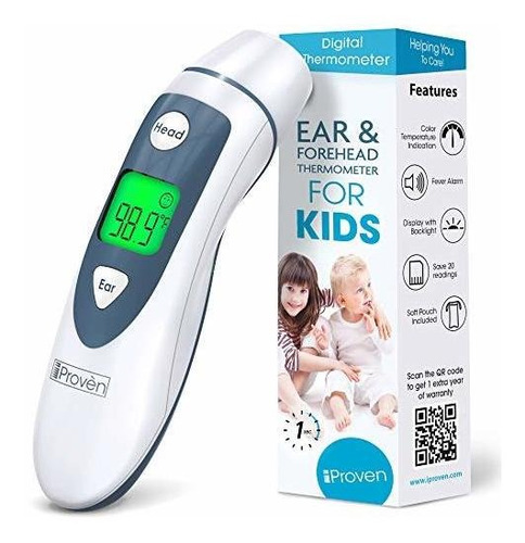 Termómetro De Oído Digital Iproven Medical Con Función De