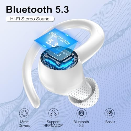 Auriculares Auriculares Inalámbricos Deportivos, Bluetooth