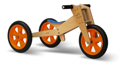 Triciclo  Camicleta De  Madera 3 En 1 Trikids Envio C