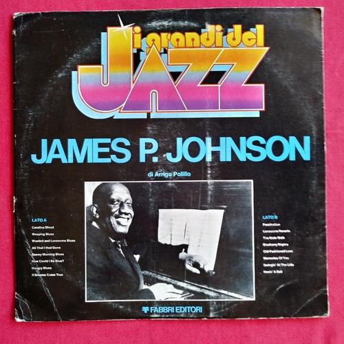 James P. Johnson Ed. It. I Grandi Del Jazz Lp No Cd Calidad