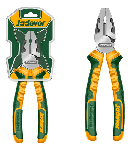2 Alicates Jadever Jdpl1718 8 Universal Caucho