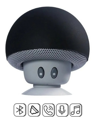 Mini Bocina Bluetooth Recargable Estilo Hongo Portátil Pop