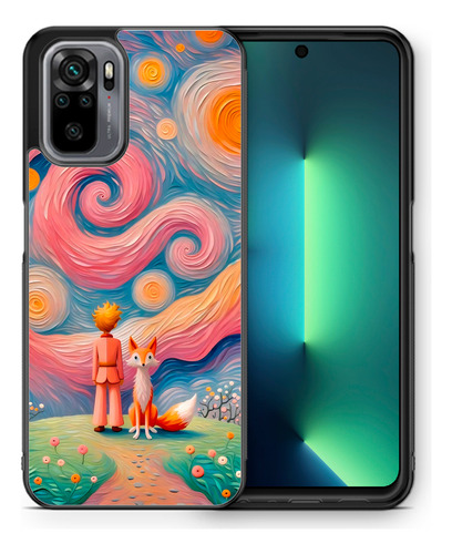 Funda Para Xiaomi Redmi Mi Principito Noche Estrellada Rosa