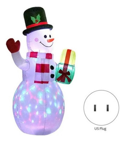 ./ Macacão Inflável De Neve De Natal Com Bonecas Led Para