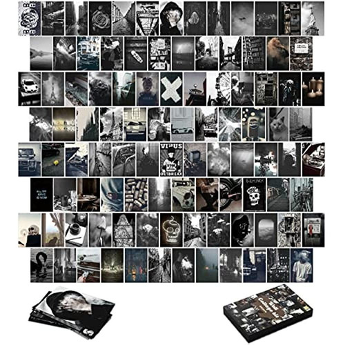 Kit De Collage De Fotos Gloomy For Wall Aesthetic 100 Pictur