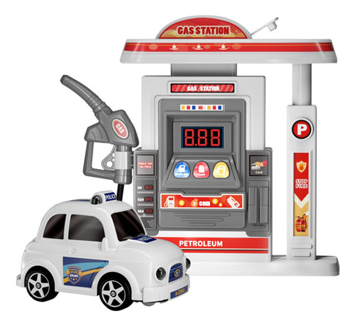 Juego De Juguetes De Gasolinera Para Niños Juego De Niebla P