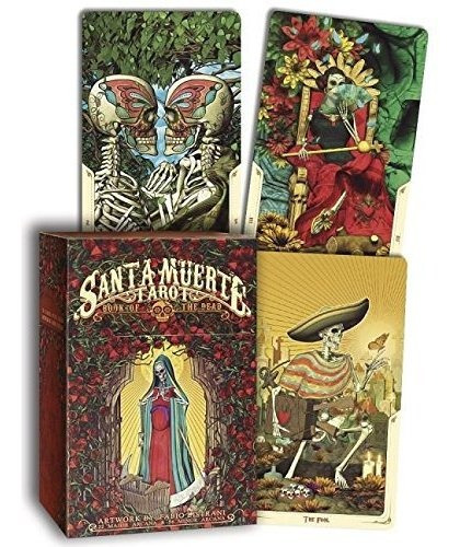 Tarot Santa Muerte Cubierta Libro De Los Muertos