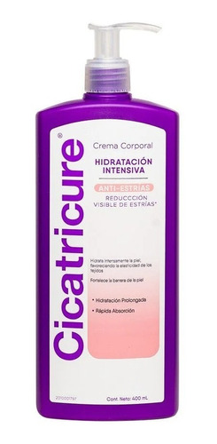 Crema Corporal Hidratación Anti-estrías | Cicatricure 400ml