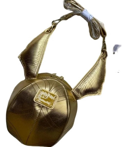 Loungefly Harry Potter Golden Snitch Figural Crossbody Bag