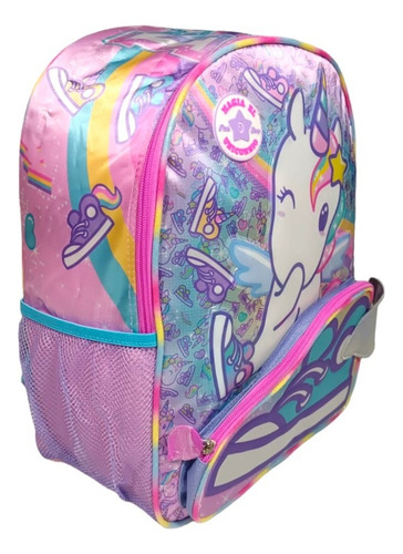 Mochila Unicornio Onix Primaria Backpack 179832 Color Multicolor