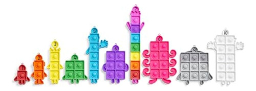 Hand2mind Number Blocks, Para Hacer Estallar Burbujas Sensor