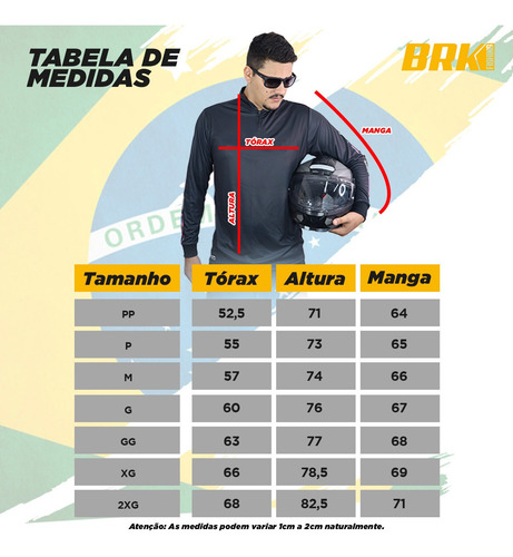 Imagem 4 de 4 de Camiseta Brk Motociclismo Triumph Tiger 800 Com Fpu 50+