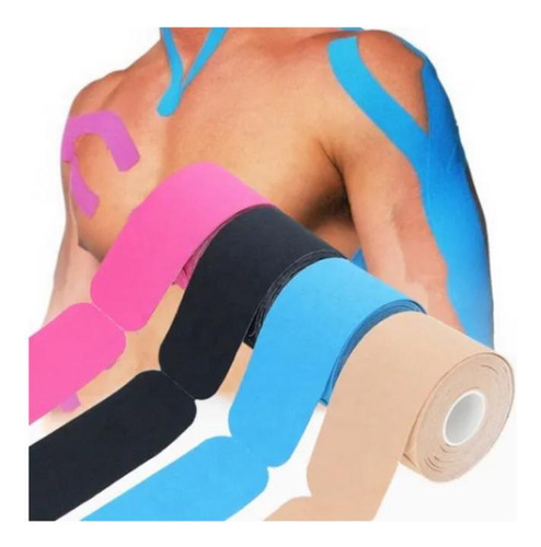 Kinesio Taping Fita Adesiva Fisioterapia Muscular Bandagem