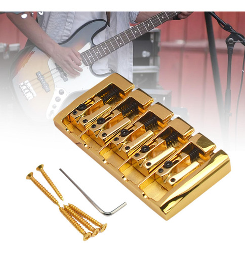 Cordal De Puente Fijo De 5 Cuerdas Para Instrumentos De Oro