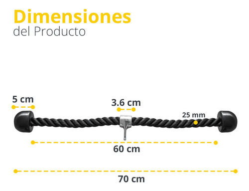 Set Manerales Agarres Accesorios Para Polea Gym 4 Pz Tayga