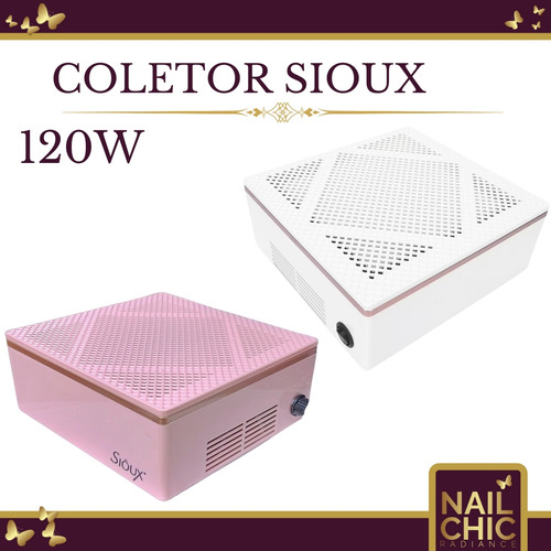 Sugador Coletor Aspirador Pó Unhas Gel Controle Velocidade