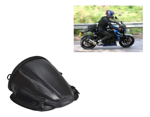 Bolso Trasero Para Moto Ecocuero Multifuncion + Envio 