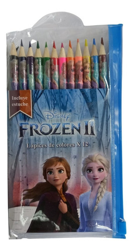 Set De 12 Lapices De Colores Frozen - Tapimovil