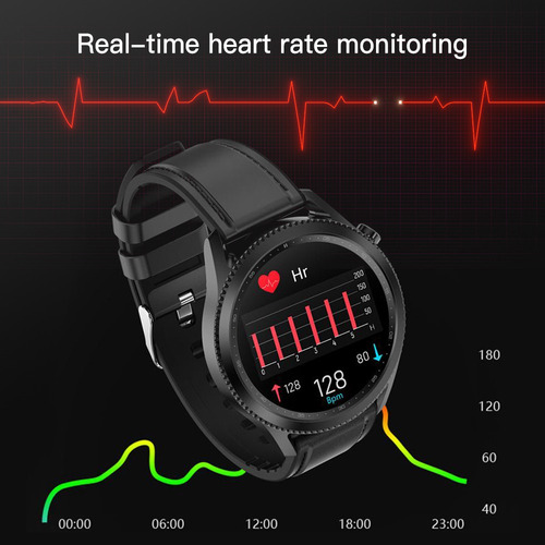 Smartwatch Reloj Deportivo Inteligente Reloj Negro