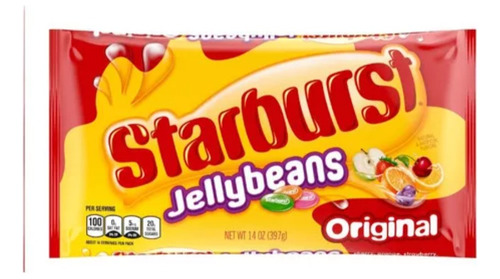 Dulces Starburst Jelly Beans 397 Gr Importados