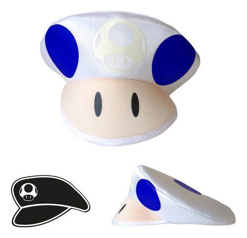 Boinas Mario Luigi Peach Disfraz Brilla Obscuridad Combo Boinas X 8 Piezas