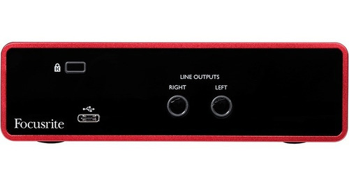 Interfase De Audio Focusrite Scarlett Solo 3ra Generacion