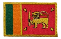 Comprar Parche Bordado Bandera Sri Lanka Bandera Del Leon Rey Vijaya
