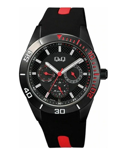 Reloj Q&q By Citizen Aa42j502y Para Hombre Fecha Am/pm 50mts