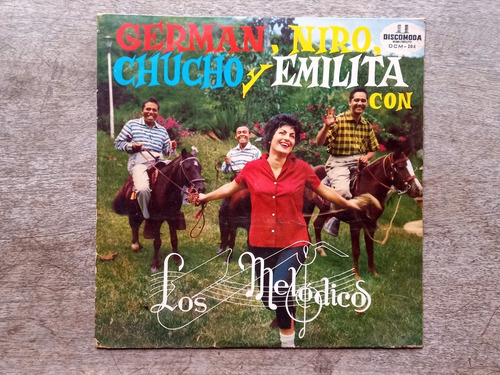 Disco Lp Los Melódicos - German, Niro, Chucho Y (1960) R10