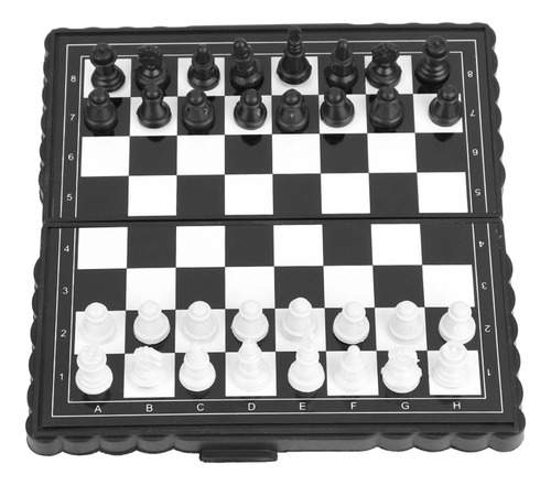 Juego Fijo Magnético Portátil Del Tablero Plástico Del Ajedr