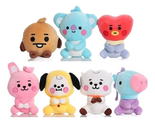 Regalo Navideño De Muñeca Coreana De Dibujos Animados De Bts