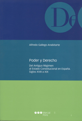 Poder Y Derecho. Del Antiguo Régimen Al Estado Constituciona