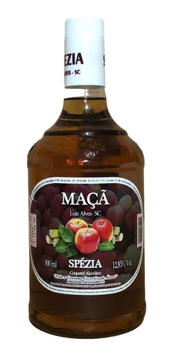 Cachaça De Maça, 900ml Spezia, Luiz Alves