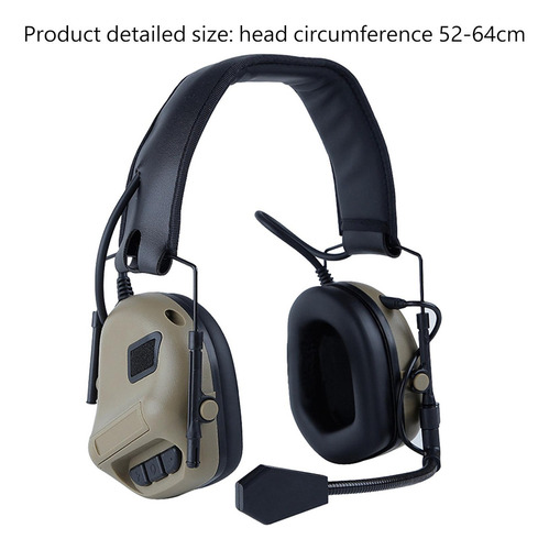 Proteção Auditiva, Protetores Auriculares Cáqui