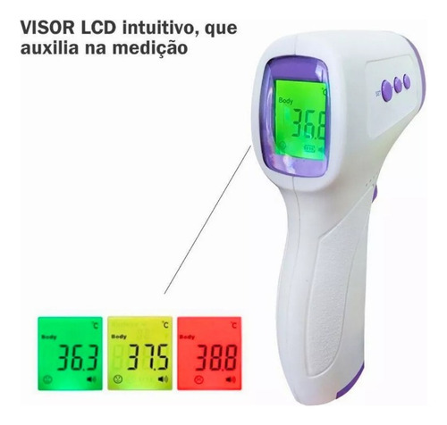 Termômetro Digital Laser Infravermelho Multifuncional