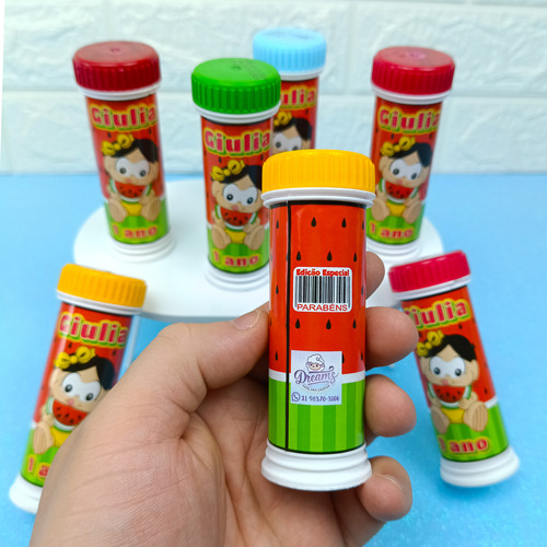 12 Bolhas De Sabão Personalizadas Magali