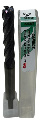 Cortador De Carburo Larg De 5/16 Con Recubrimiento Tian Yg-1