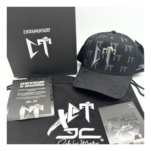 Gorra Jc Hats Ct Endiamantado Negro 003261 Negro Unitalla Lisa