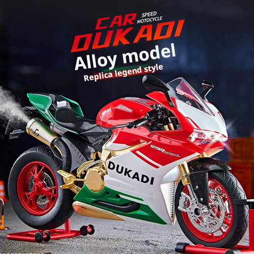 1:9 Ducati Moto Spray Móvil Modelo Juguete Regalo