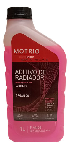 Fluido Radiador Renault Motrio Toda Linha Renault 8660089749