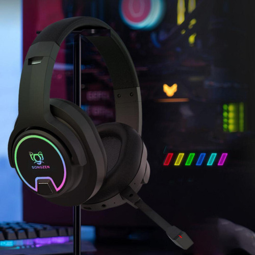 Auriculares Inalámbricos Para Juegos Con Bluetooth Rgb Over
