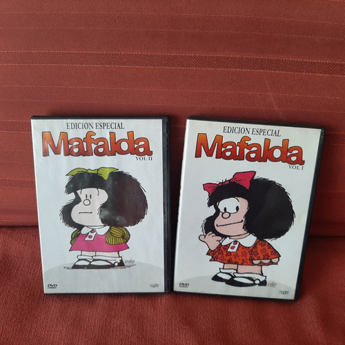 2 Dvd De Mafalda Edición Especial  Volumen  1 Y2 Impecables 